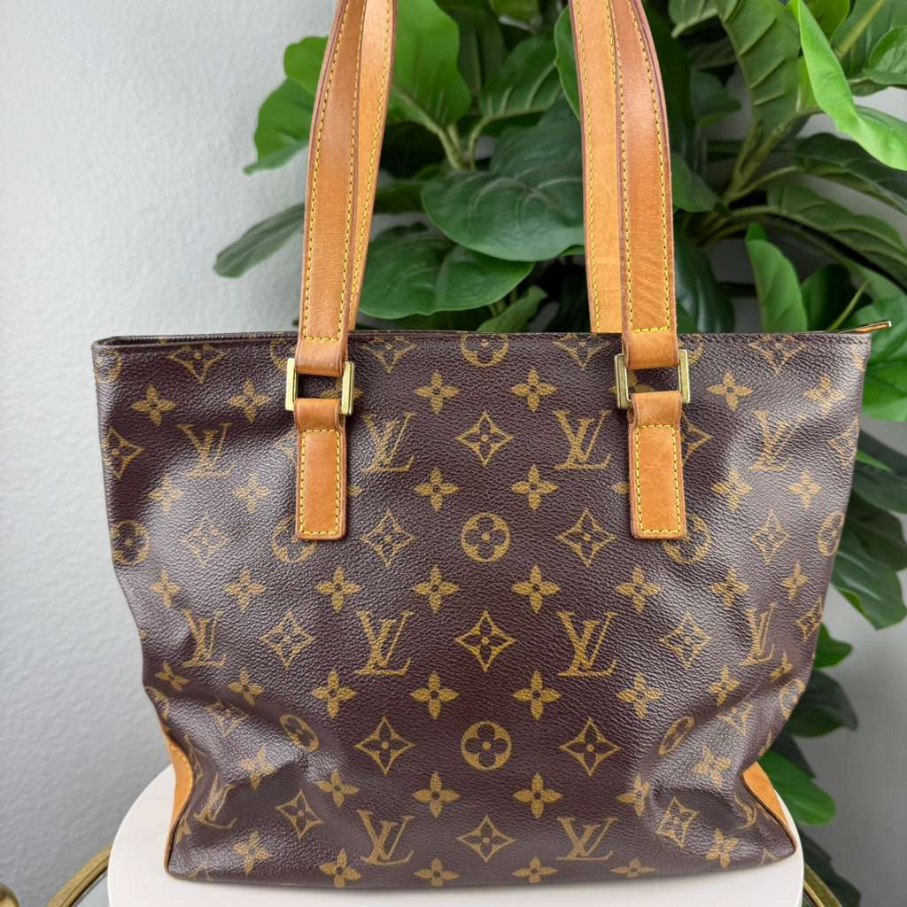 Authentic Louis Vuitton Monogram Cabas Piano Tote Bag