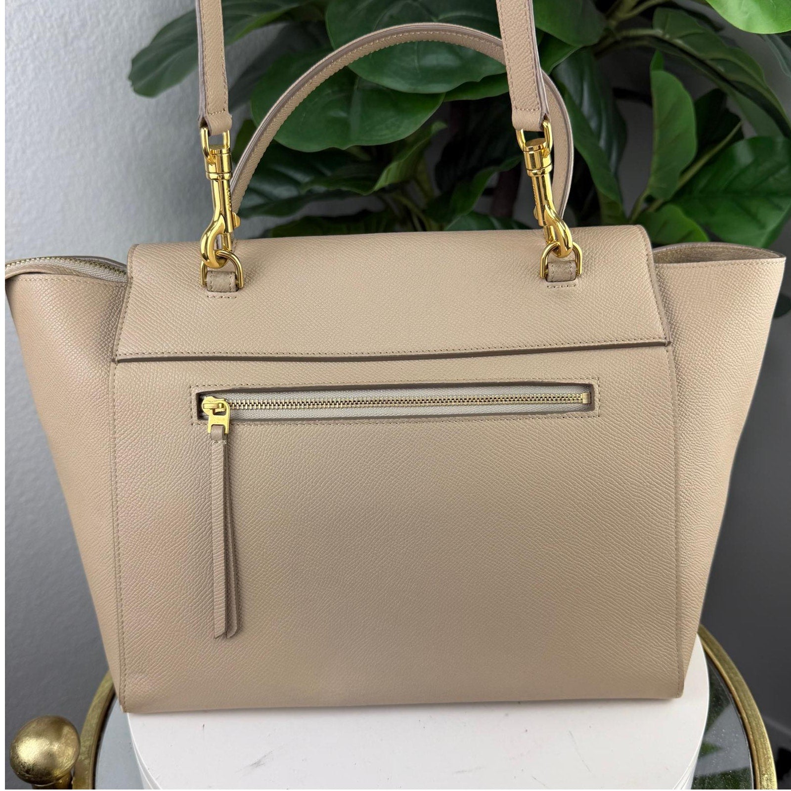 Authentic Celine Leather Mini Belt Bag