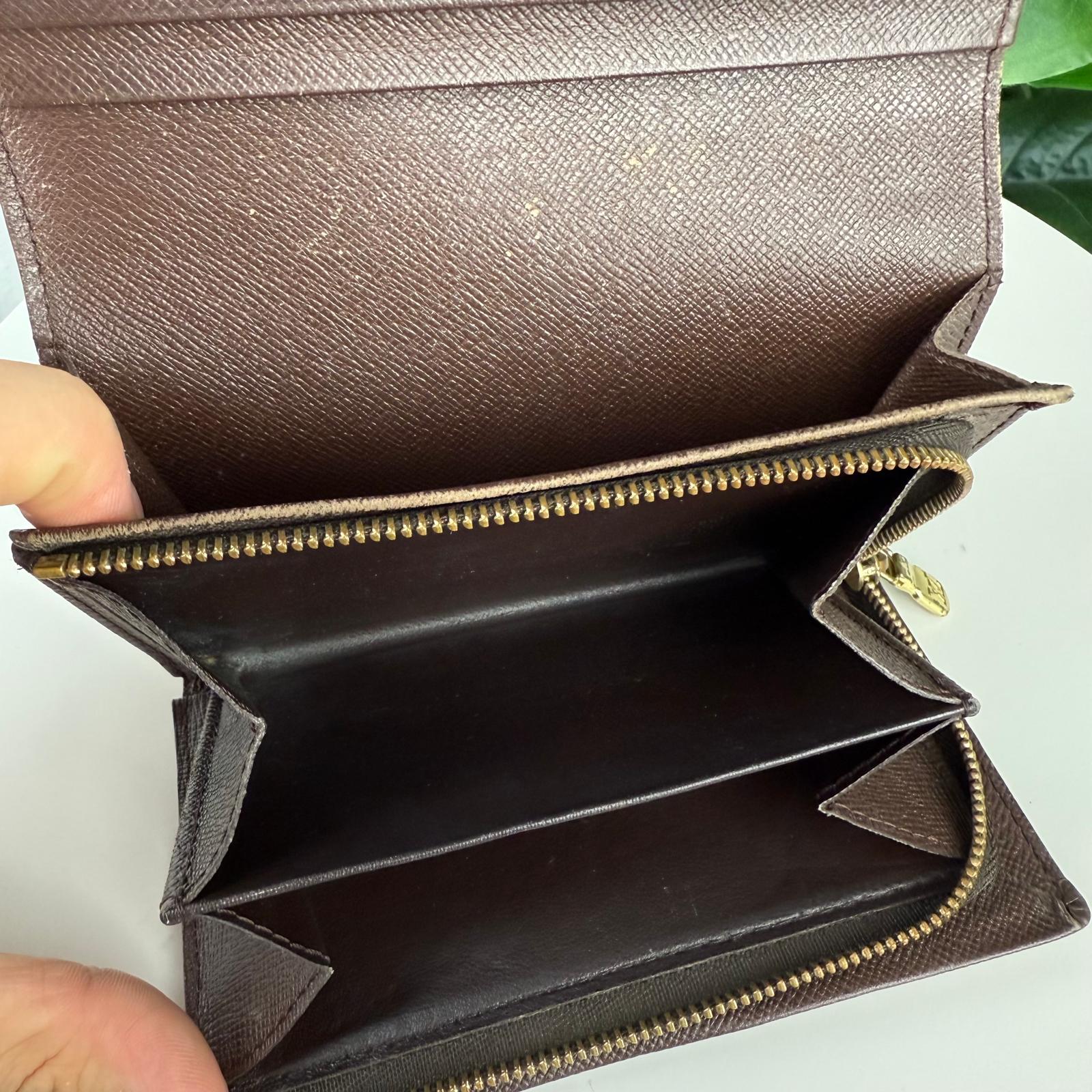 Authentic Louis Vuitton Monogram Canvas Porte Monnaie Tresor Wallet