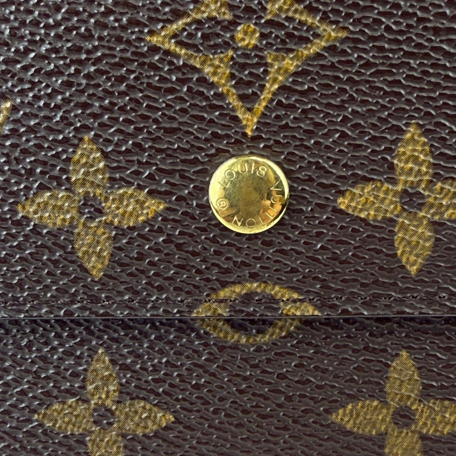 Authentic Louis Vuitton Monogram Pochette Porte Monnaie Credit Wallet