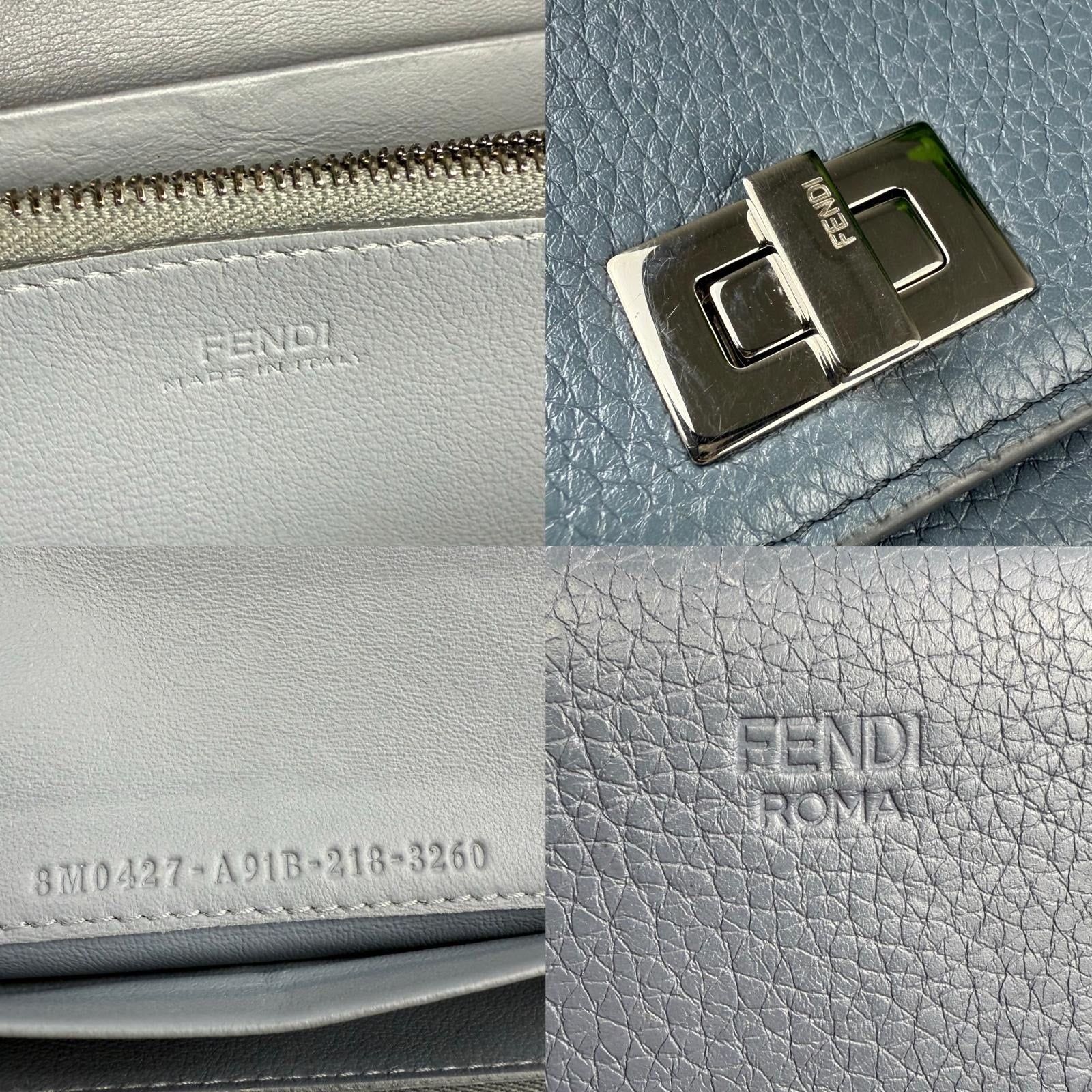 💎✨Authentic Fendi Peekaboo Continental Leather Wallet