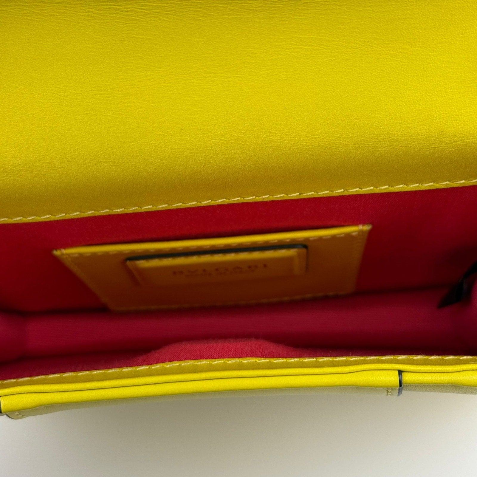 Authentic Bvlgari Yellow Leather Serpenti Forever Crossbody Bag
