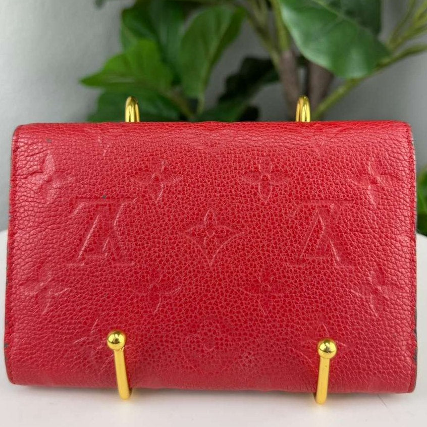 💎✨Authentic Louis Vuitton Monogram Empreinte Leather Pochette Cles Key Pouch