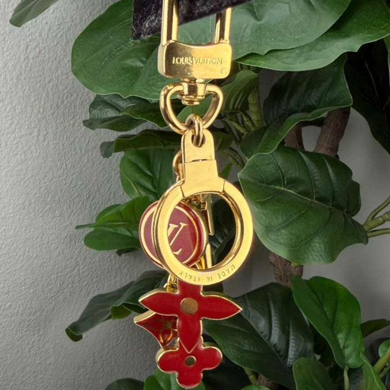 Authentic Louis Vuitton Blooming Flowers Bag Charm