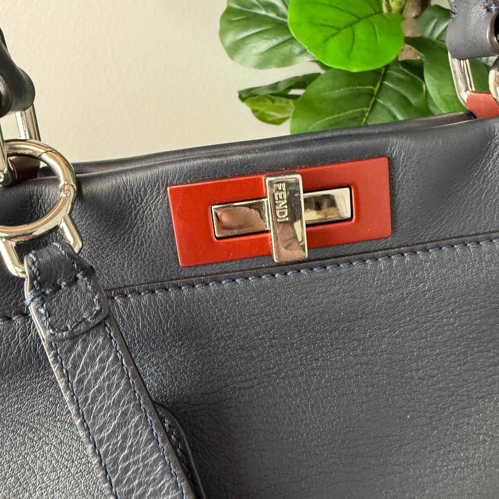 💎Authentic Fendi Medium Peekaboo Iconic Satchel