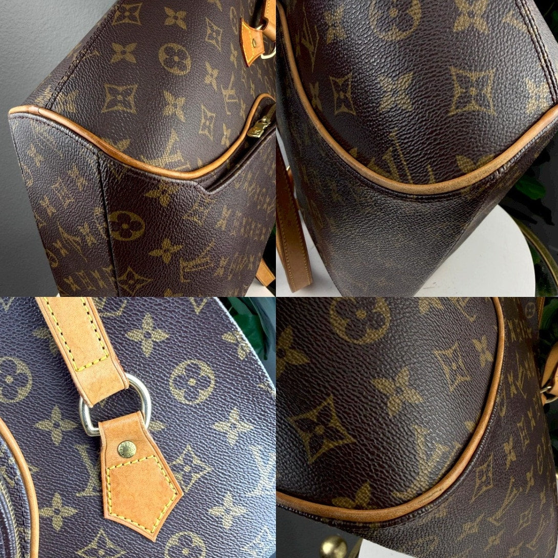 Authentic Louis Vuitton Monogram Ellipse Shopping Shoulder Bag Brown