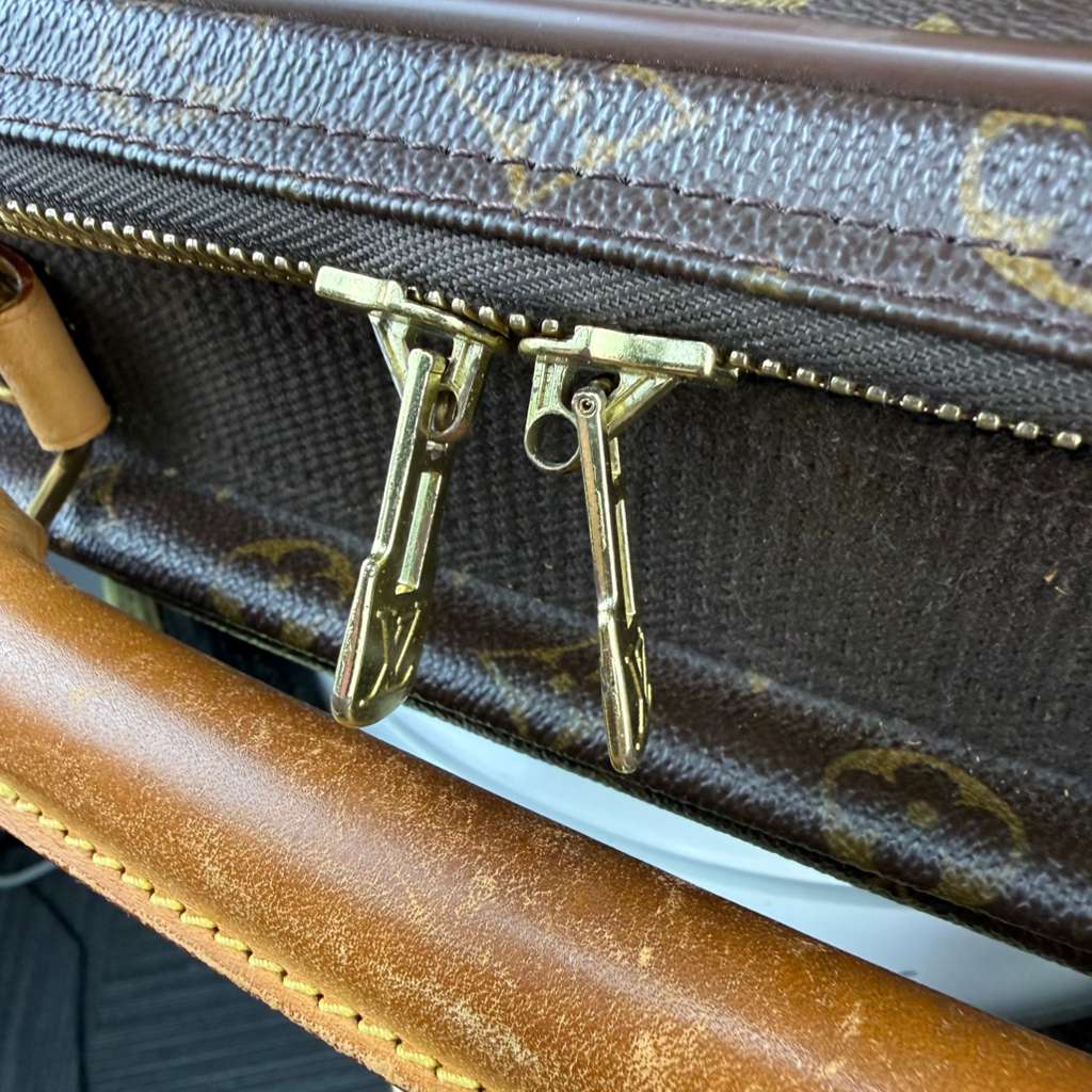 Authentic Louis Vuitton Monogram Canvas Satellite 53 Soft Suitcase