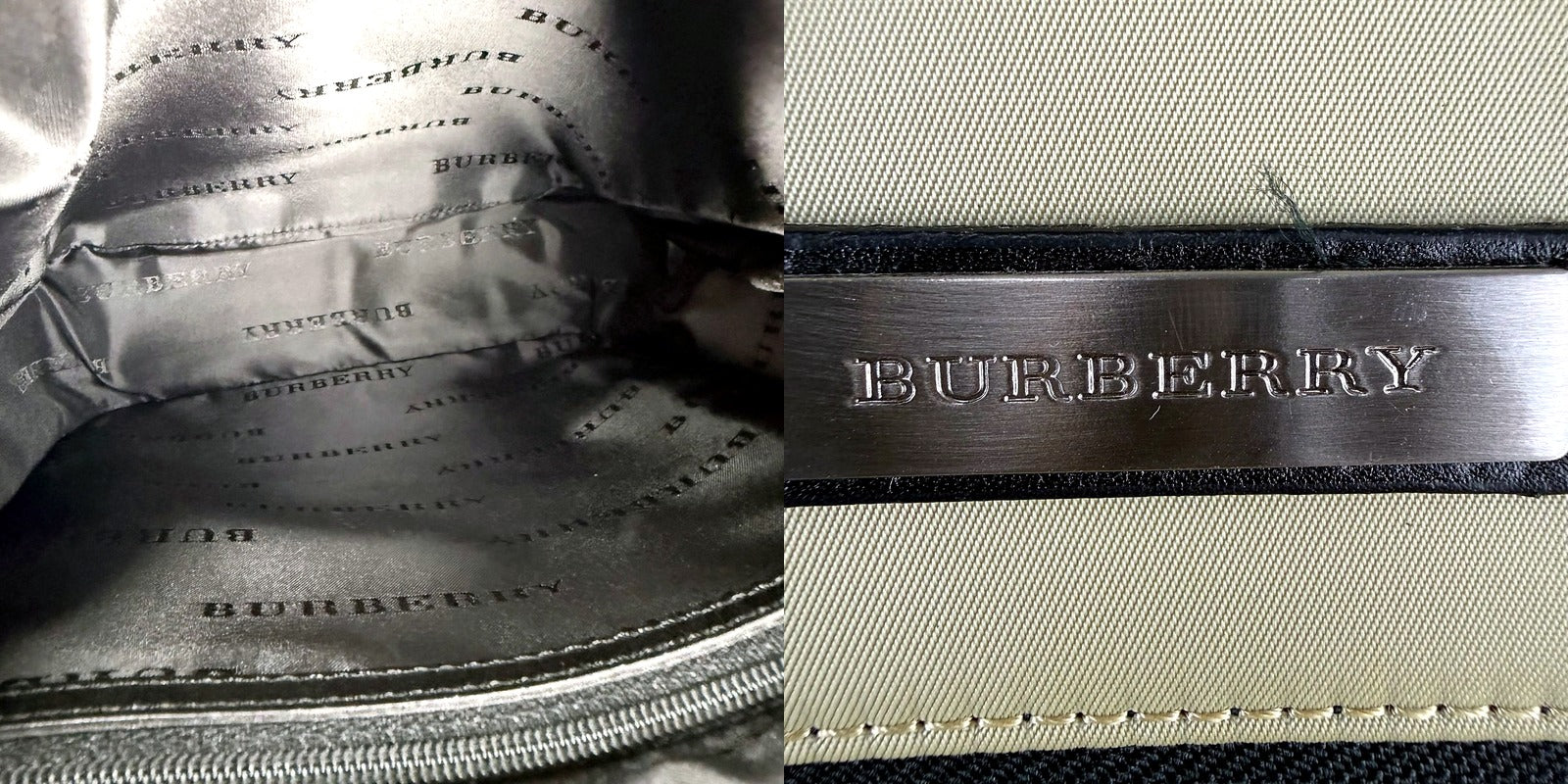 Authentic Burberry Olive Nylon Messenger Bag