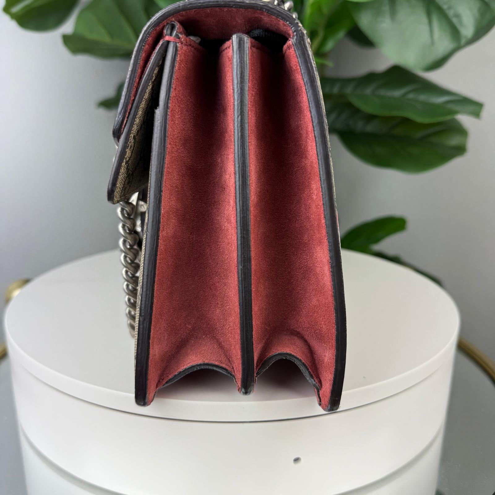 Authentic Gucci Dionysus Shoulder Bag GG Supreme Blooms