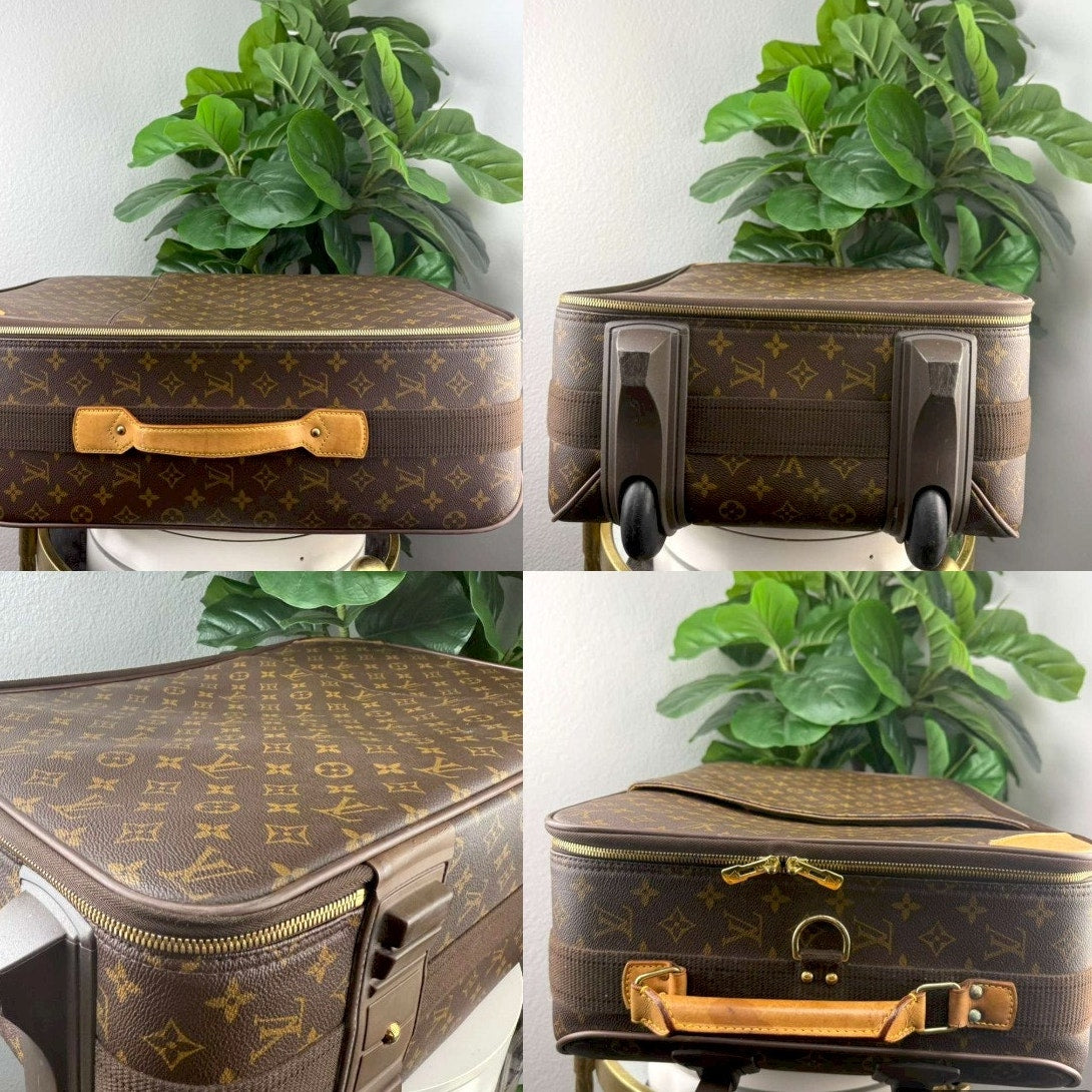 Authentic Louis Vuitton Monogram Pegase Rolling Luggage