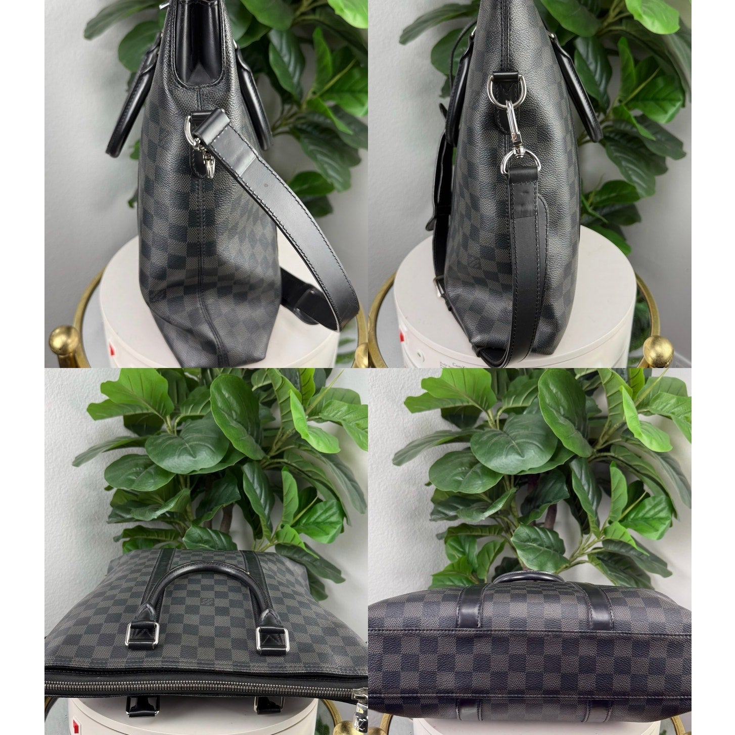 Louis Vuitton Damier Graphite Canvas Tadao Bag 2-way Men's Unisex