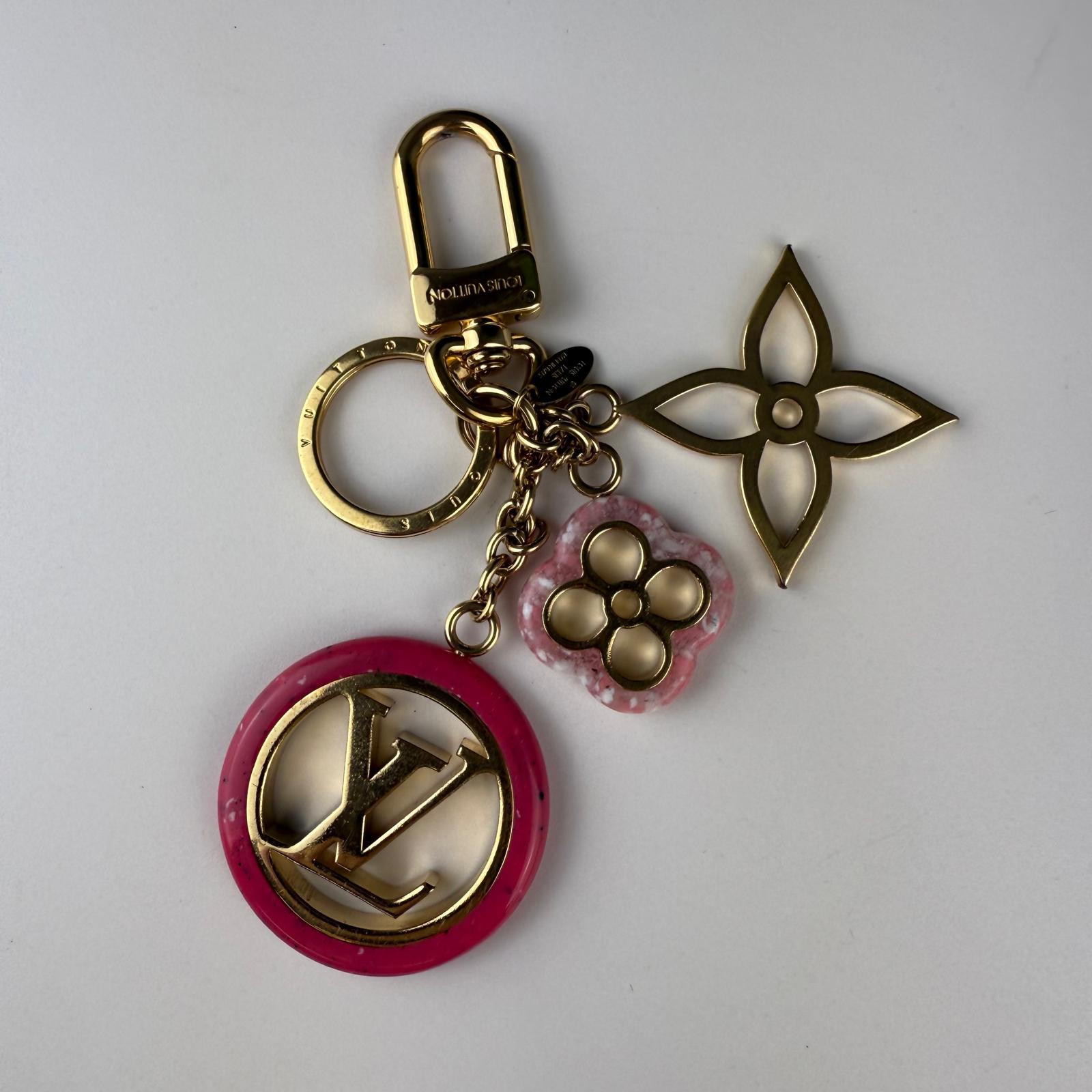 💎Authentic Louis Vuitton Colorline Bag Charm Key Holder