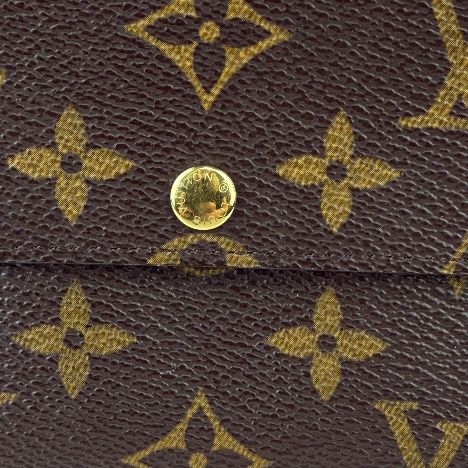 Authentic Louis Vuitton Monogram Potegeuille Sarah Long Wallet