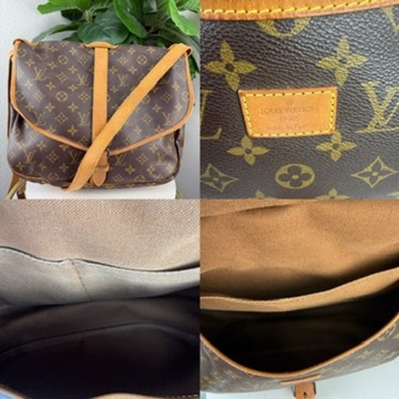 Louis Vuitton Saumur 35 Monogram Crossbody Bag | LeveLux