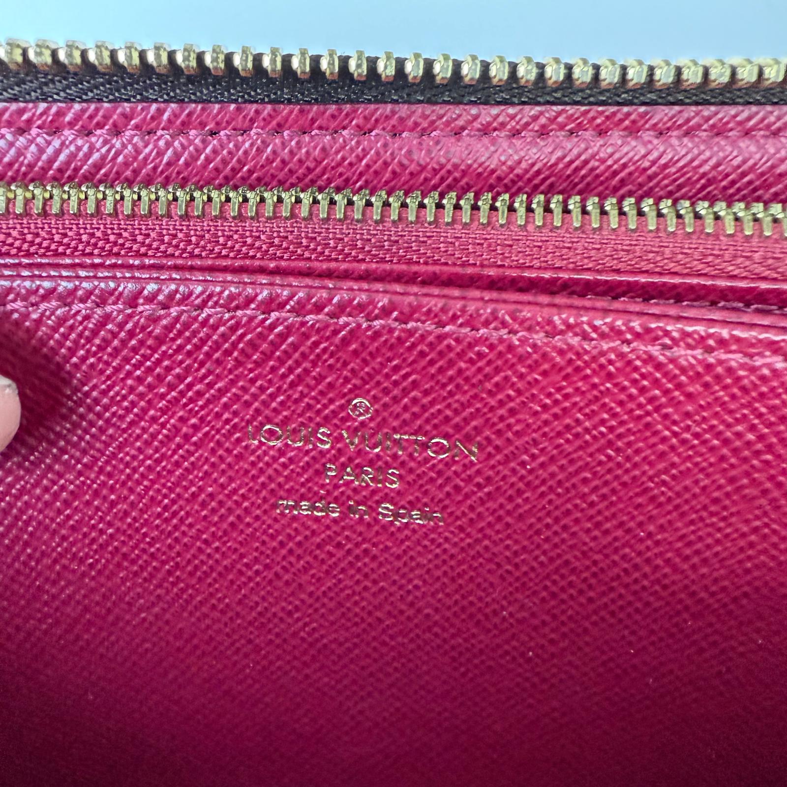 💎LIMITED EDITION Louis Vuitton Monogram Canvas Long Wallet Fuchsia