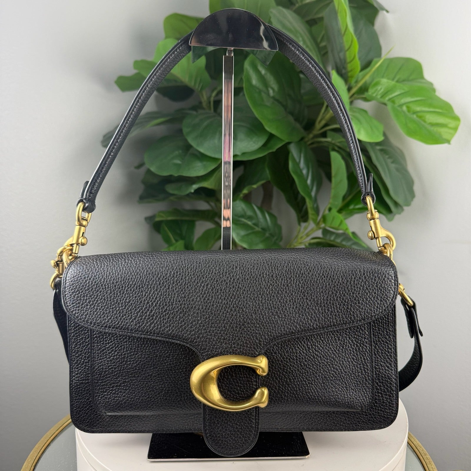 Coach Tabby black leather two way bag - view 1