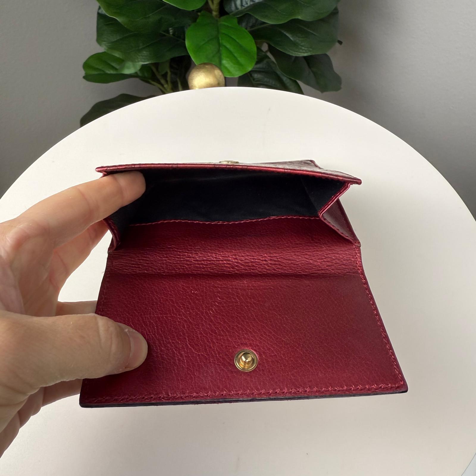 💎Authentic Gucci Heart Flap French Wallet