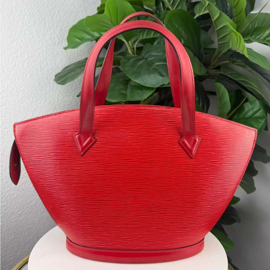 Authentic Louis Vuitton Saint Jacques PM Bag Red20773085
