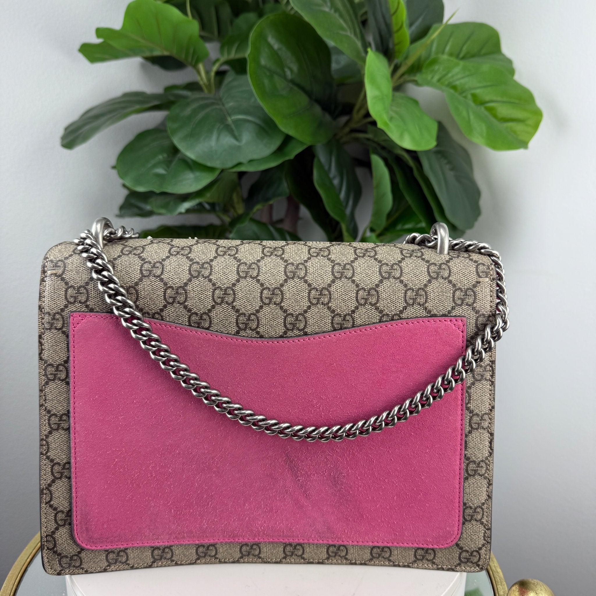 Gucci Dionysus crystal heart medium - back