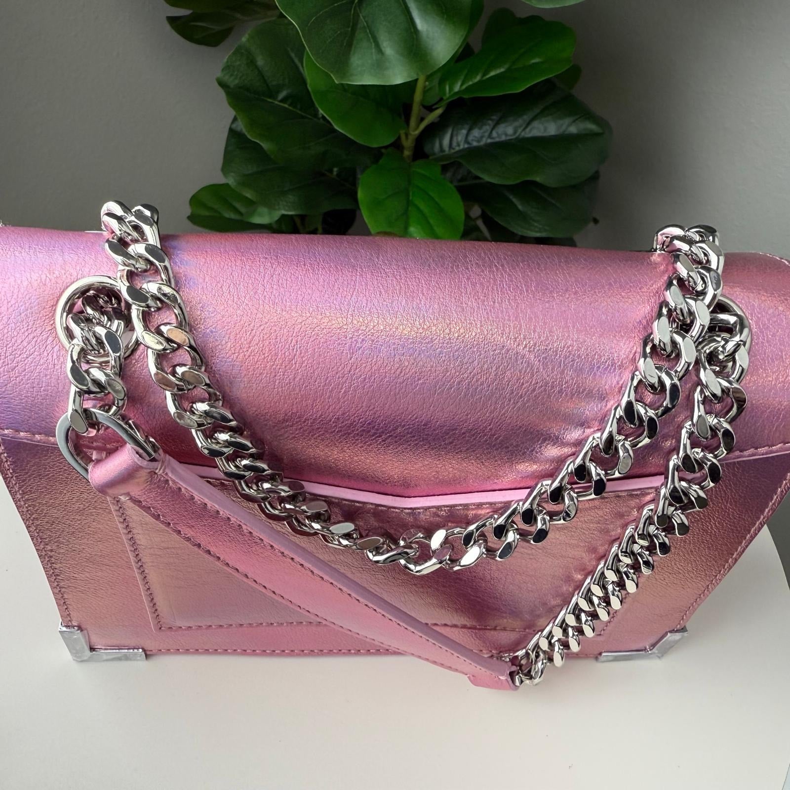 💎Authentic Kooples Emily Iridescent Leather Chain Bag