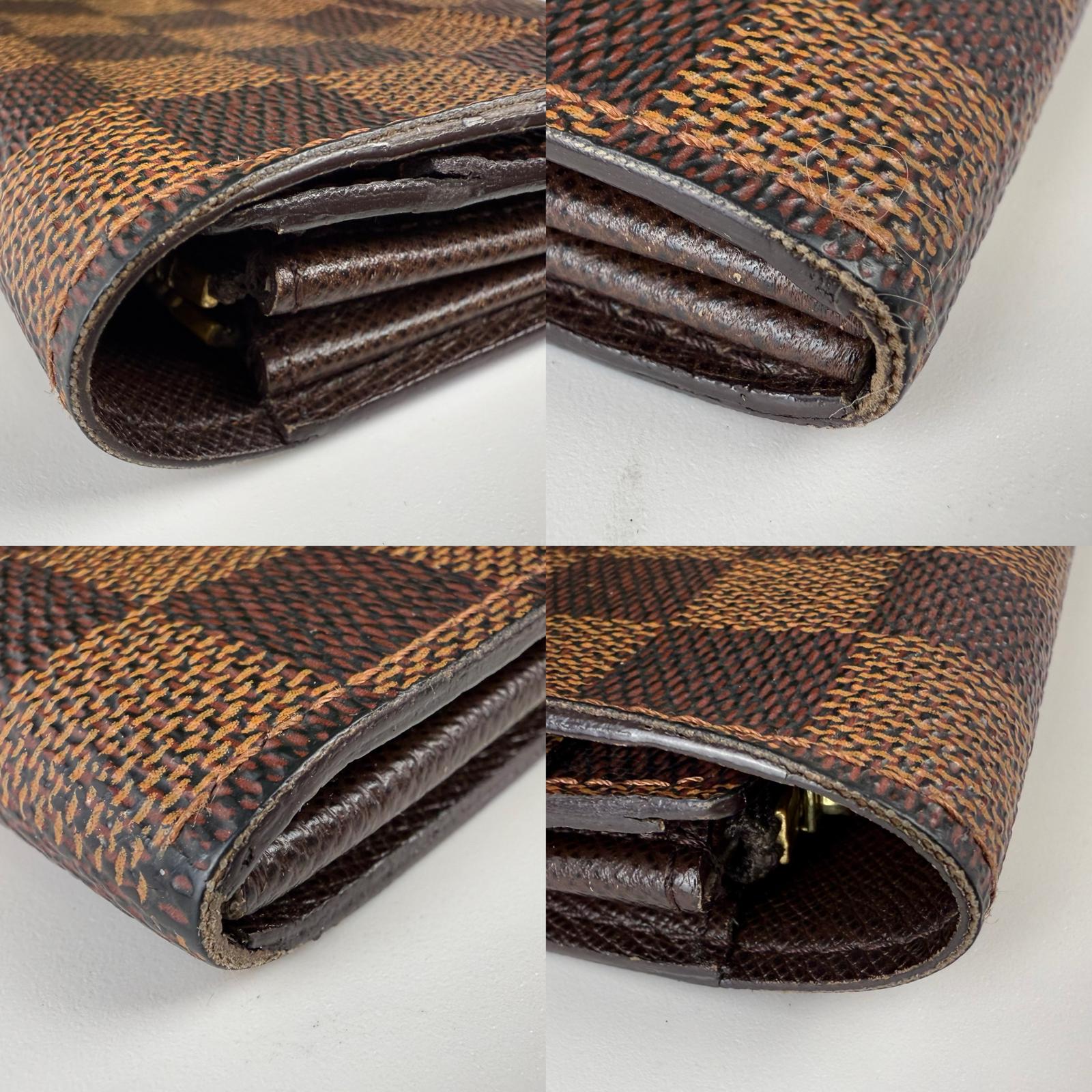 Authentic Louis Vuitton Damier Ebene Wallet