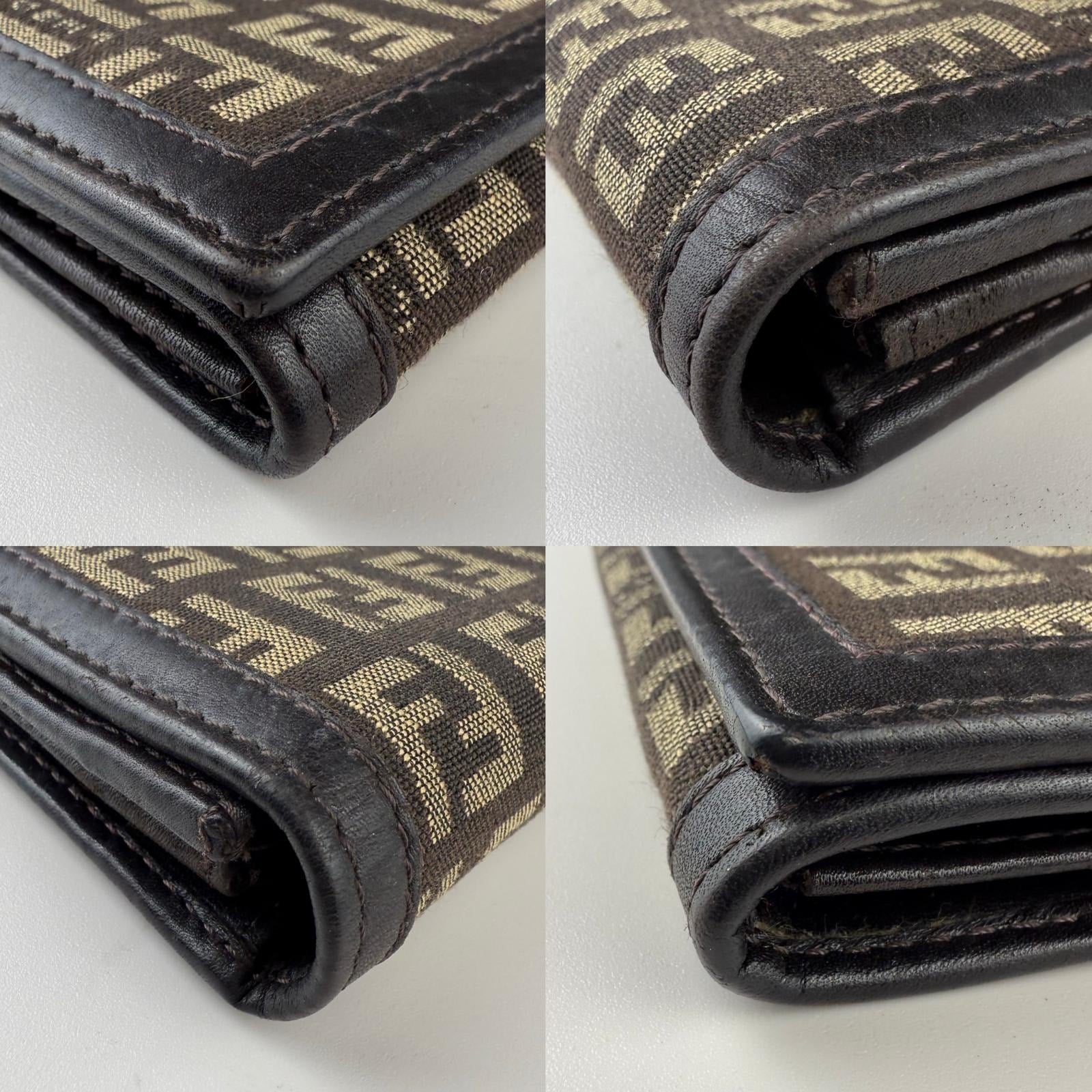 💎Authentic Fendi Zucca Continental Wallet