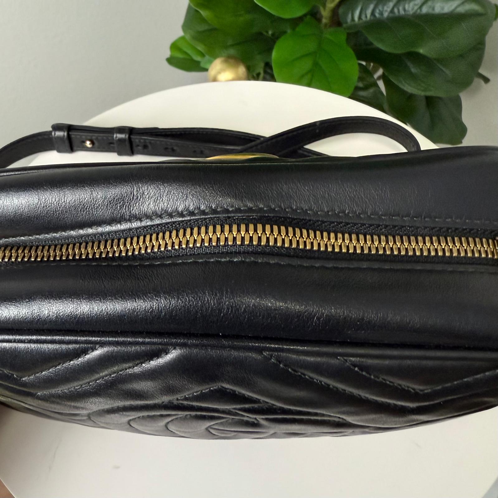 💎Authentic Gucci GG Marmont Small Camera Shoulder Bag