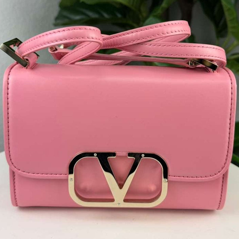 Authentic Valentino Garavani Small VLogo Crossbody Bag