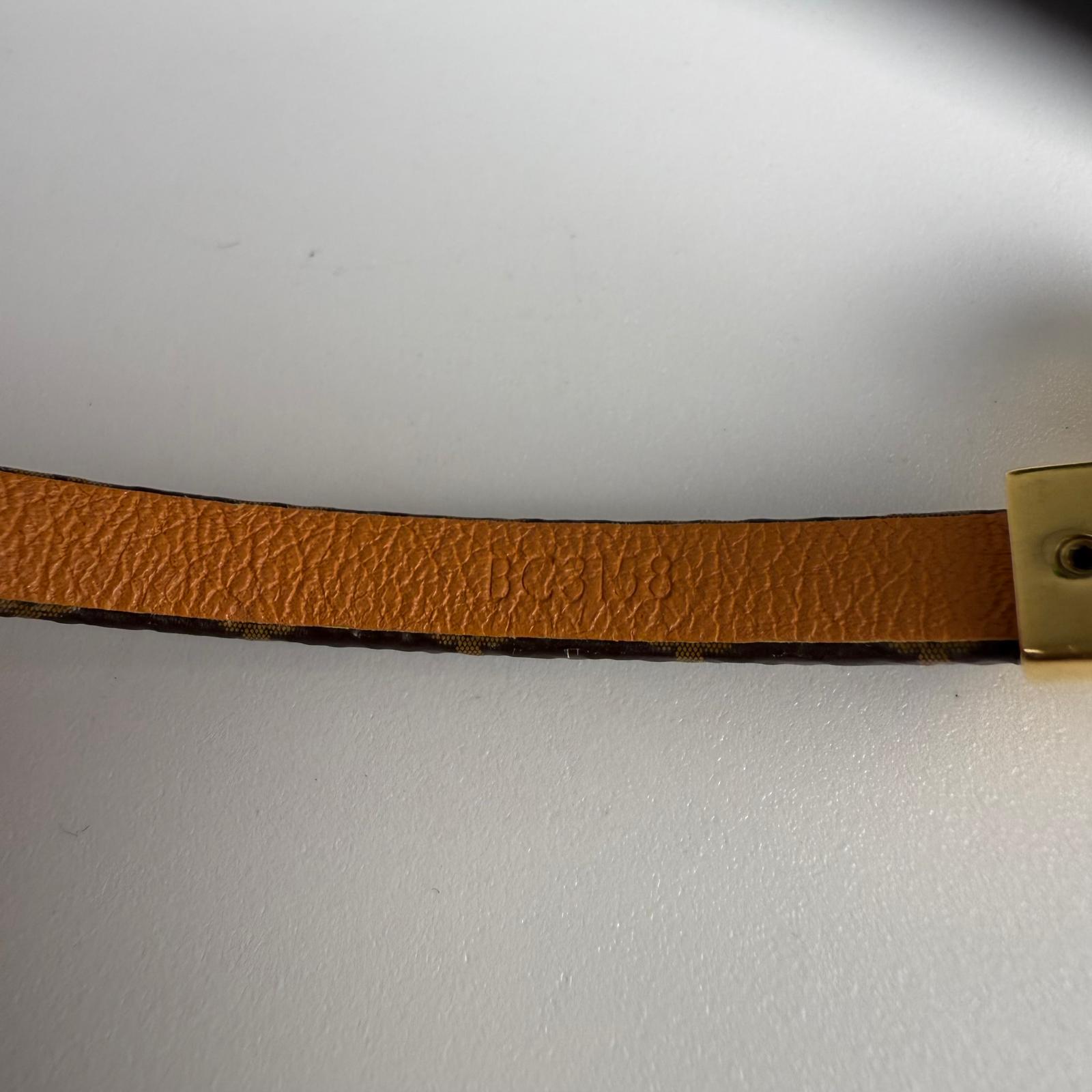 💎Authentic Louis Vuitton Monogram Bracelet LV Tribute.