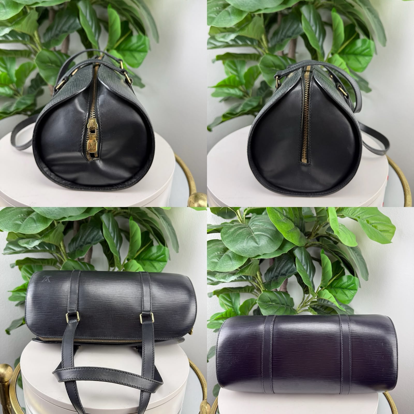 Authentic Louis Vuitton Soufflot Handbag