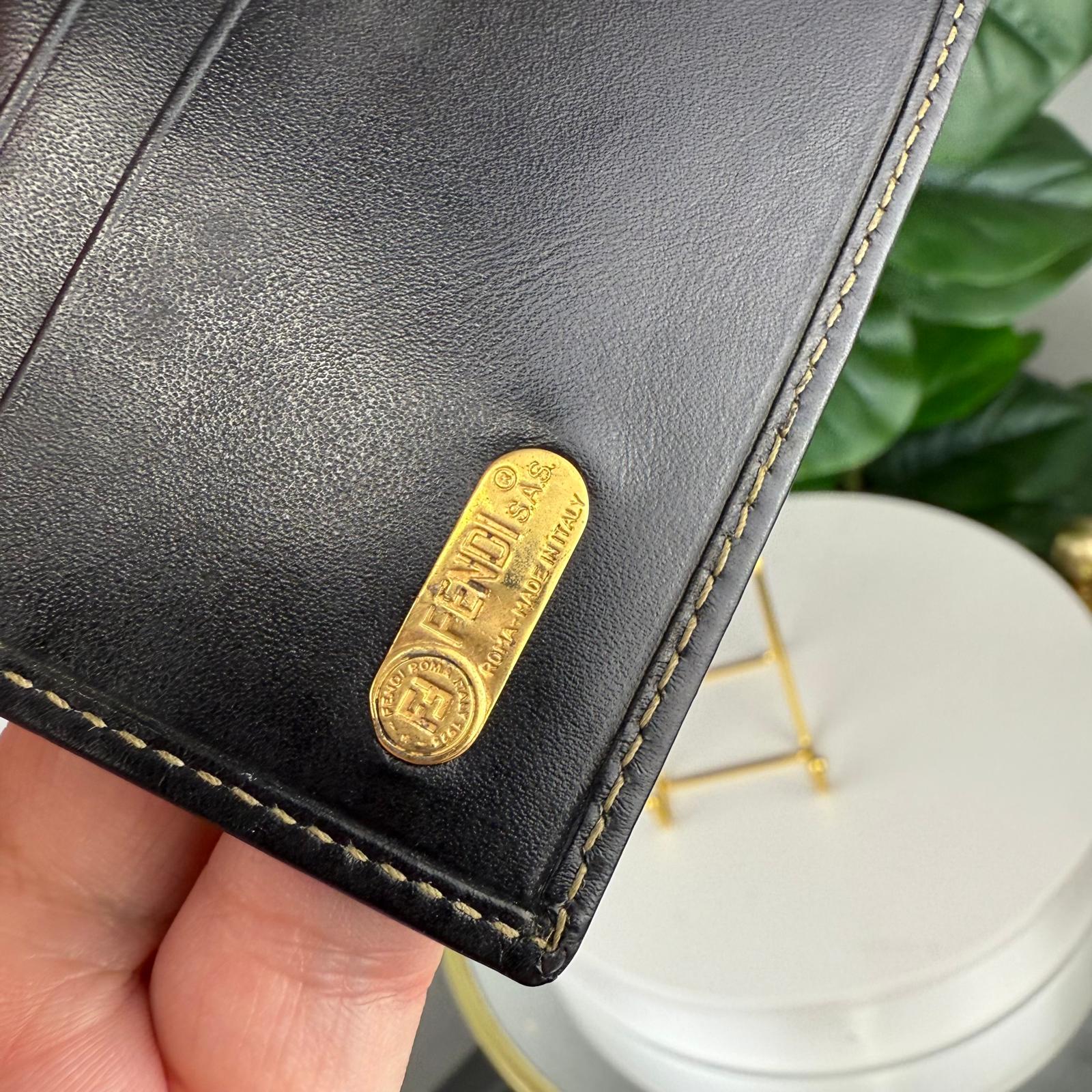 Authentic Fendi Zucca Bi-Fold Men's Wallet