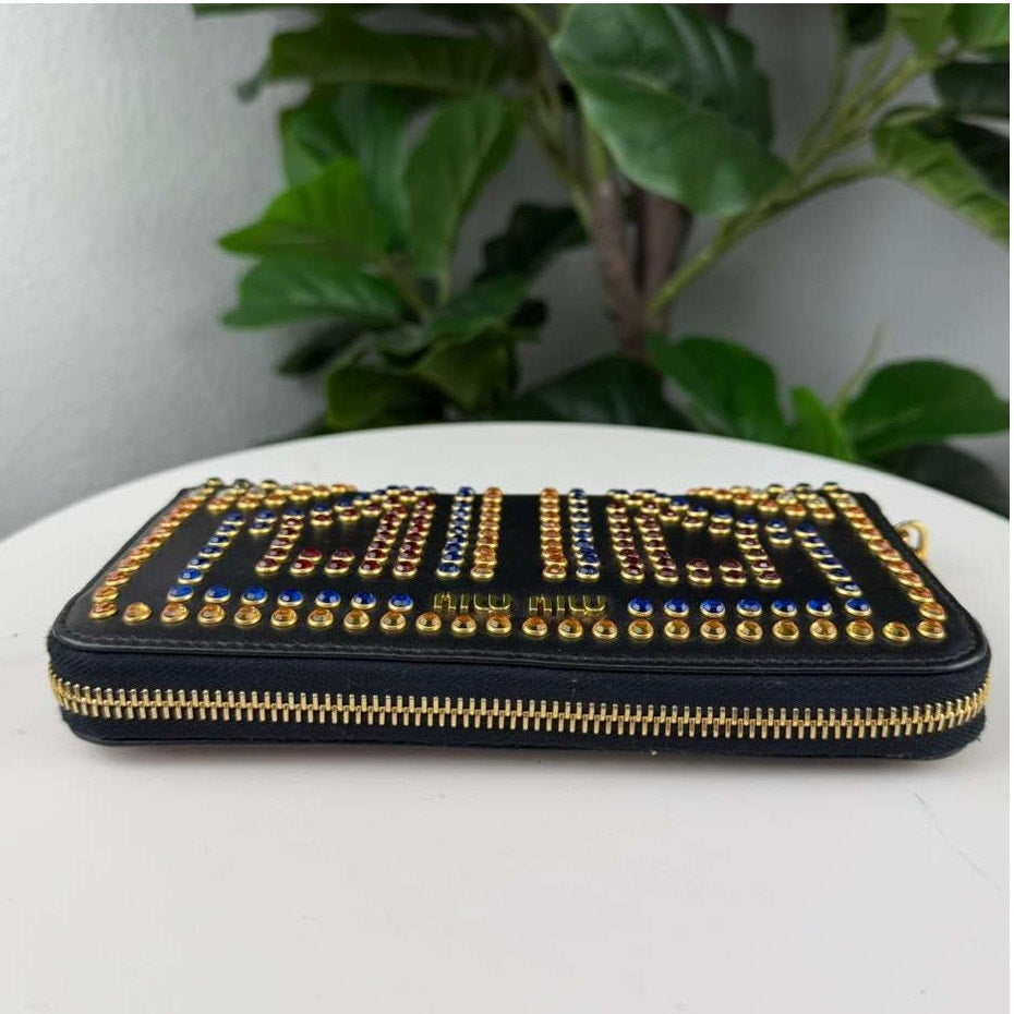 Authentic Miu Miu Long Zipper Wallet