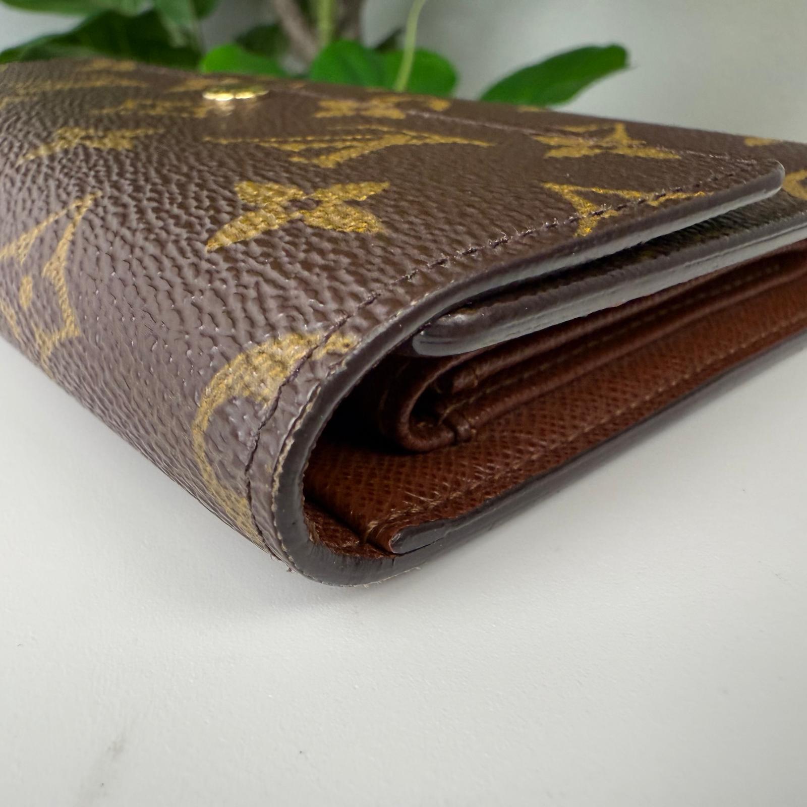 Authentic Louis Vuitton Porte Tresor Etui Chequier Wallet