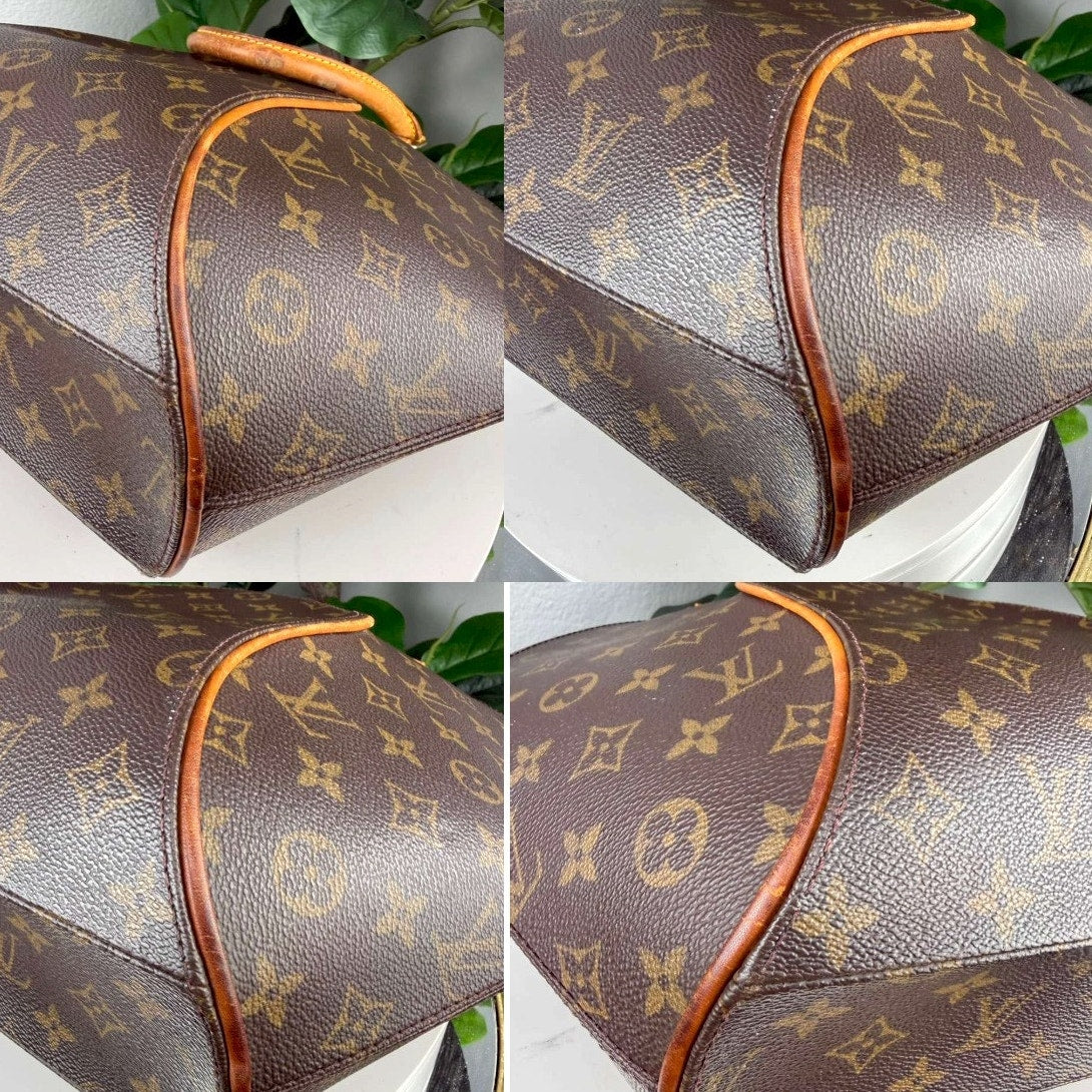 Authentic Louis Vuitton Monogram Canvas Ellipse MM Handbag