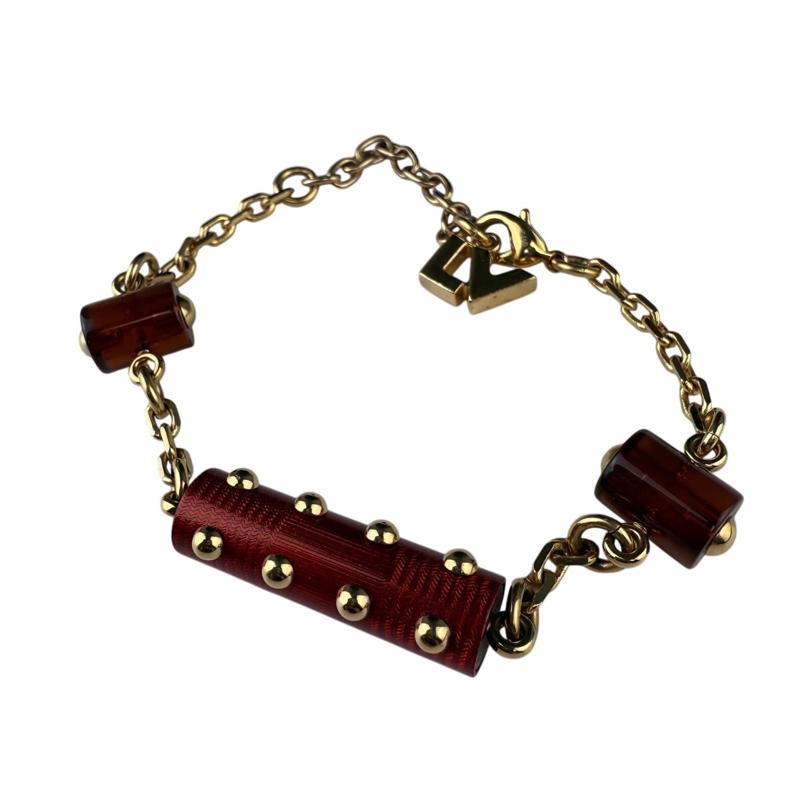 💎Authentic Louis Vuitton Chain Circus Bracelet Size 7 1/2"