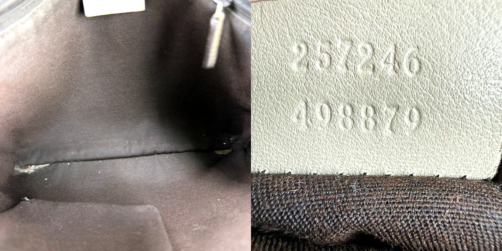 Authentic Gucci GG Canvas Crossbody Bag
