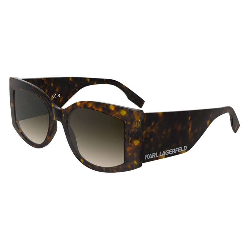 Authentic Karl Lagerfeld KL6183S Ladies Sunglasses Dark Tortoise Brown Gradient 53-19-140