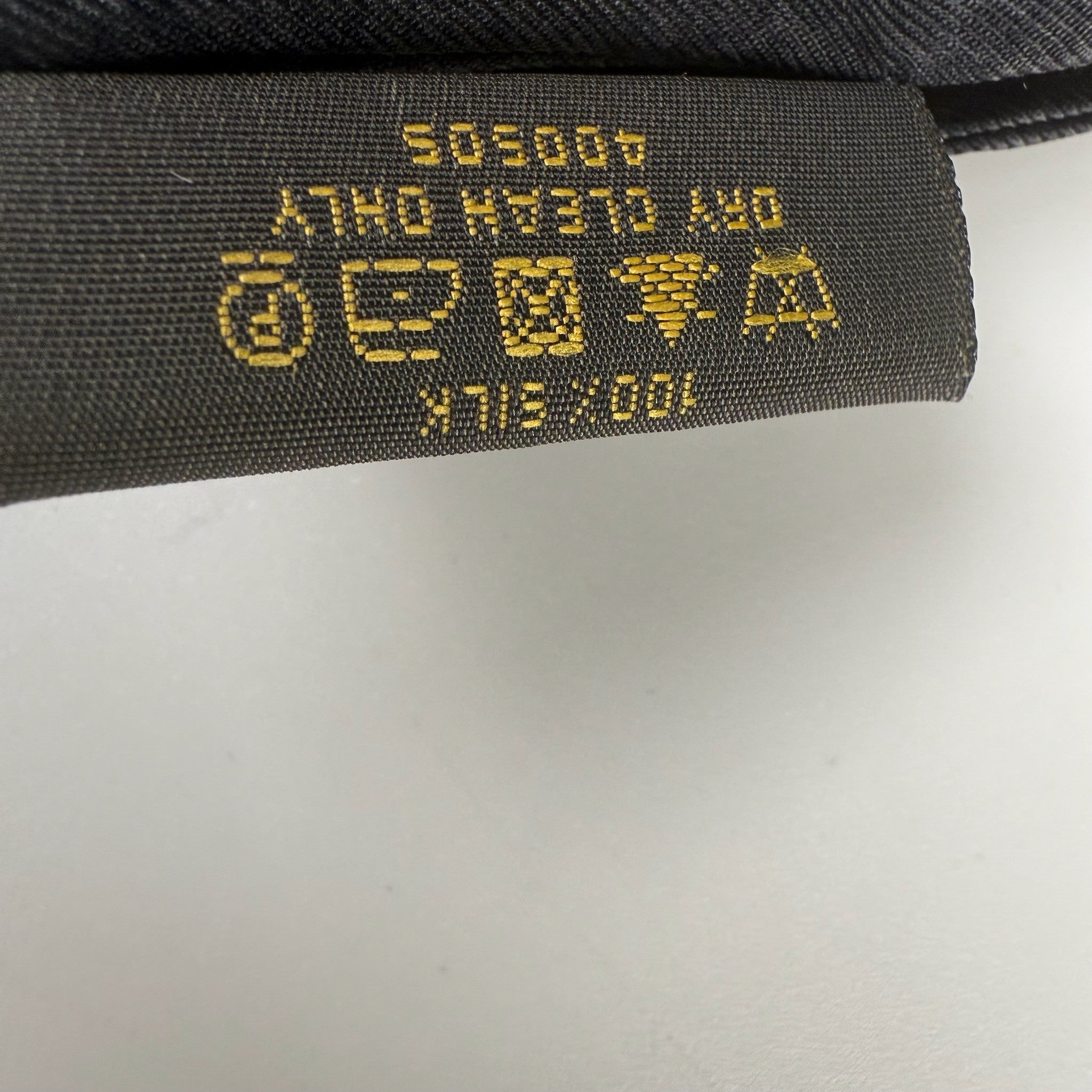 Louis Vuitton monogram silk stole - 100 percent silk care label