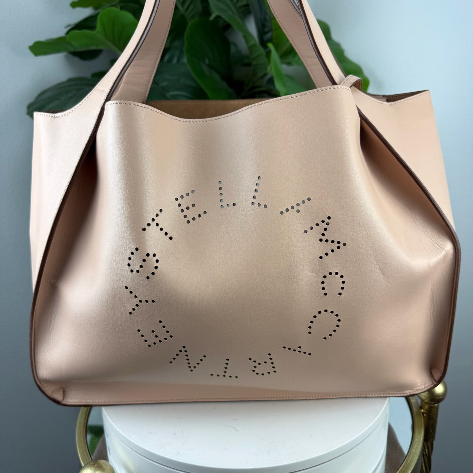 Stella McCartney logo tote blush - view 2
