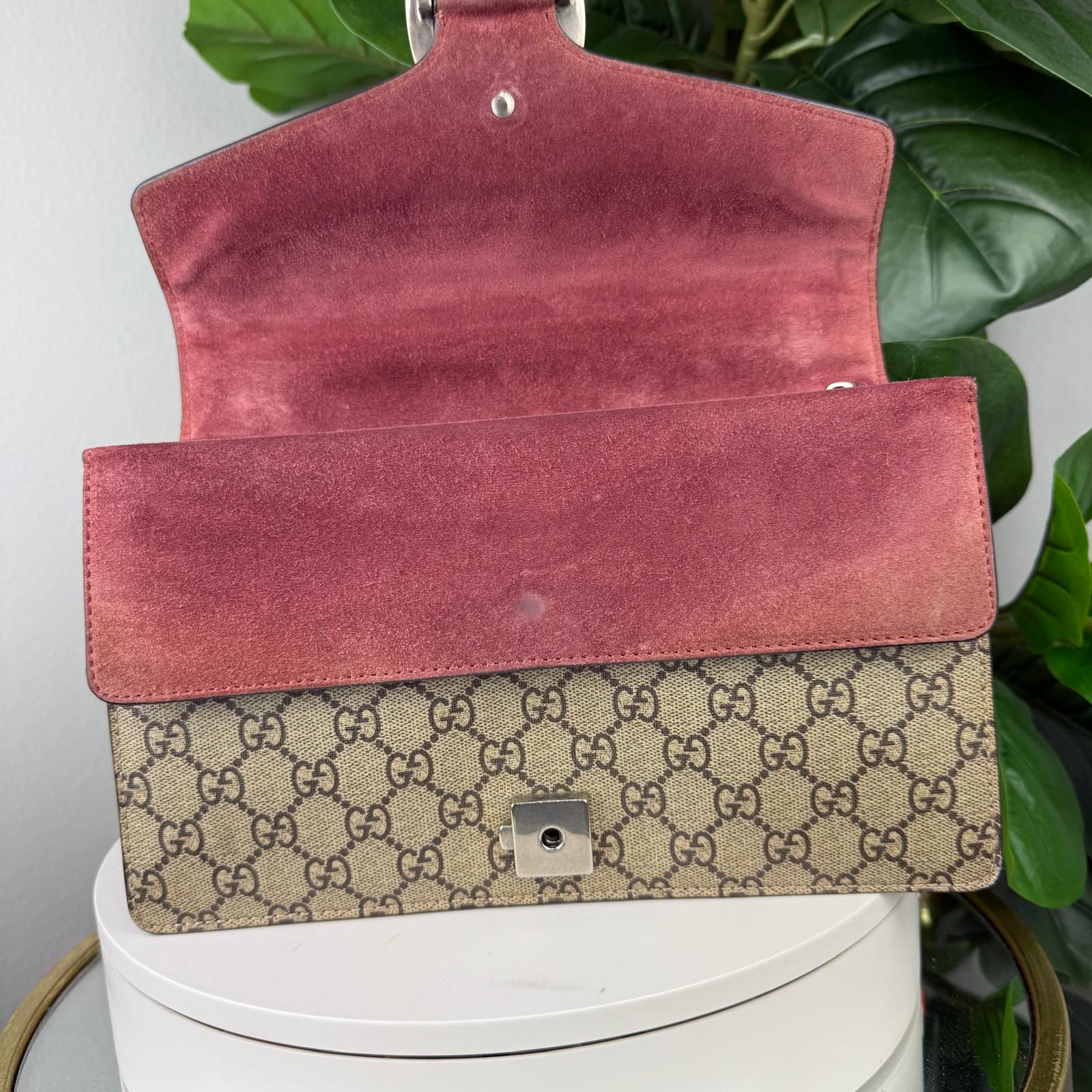 Authentic Gucci Dionysus GG Blooms Monogram Shoulder Bag
