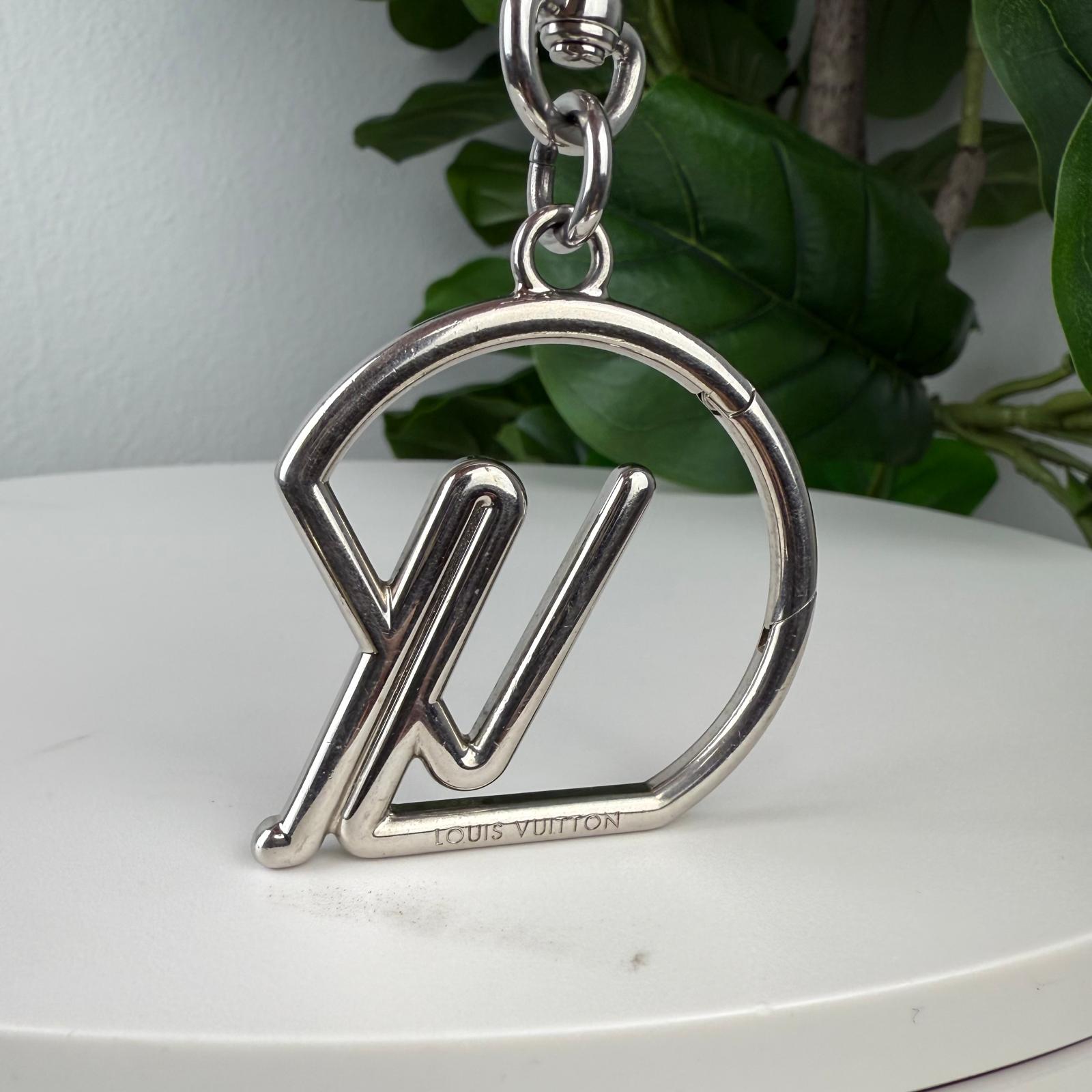 Authentic Louis Vuitton Metal Silver Key Charm