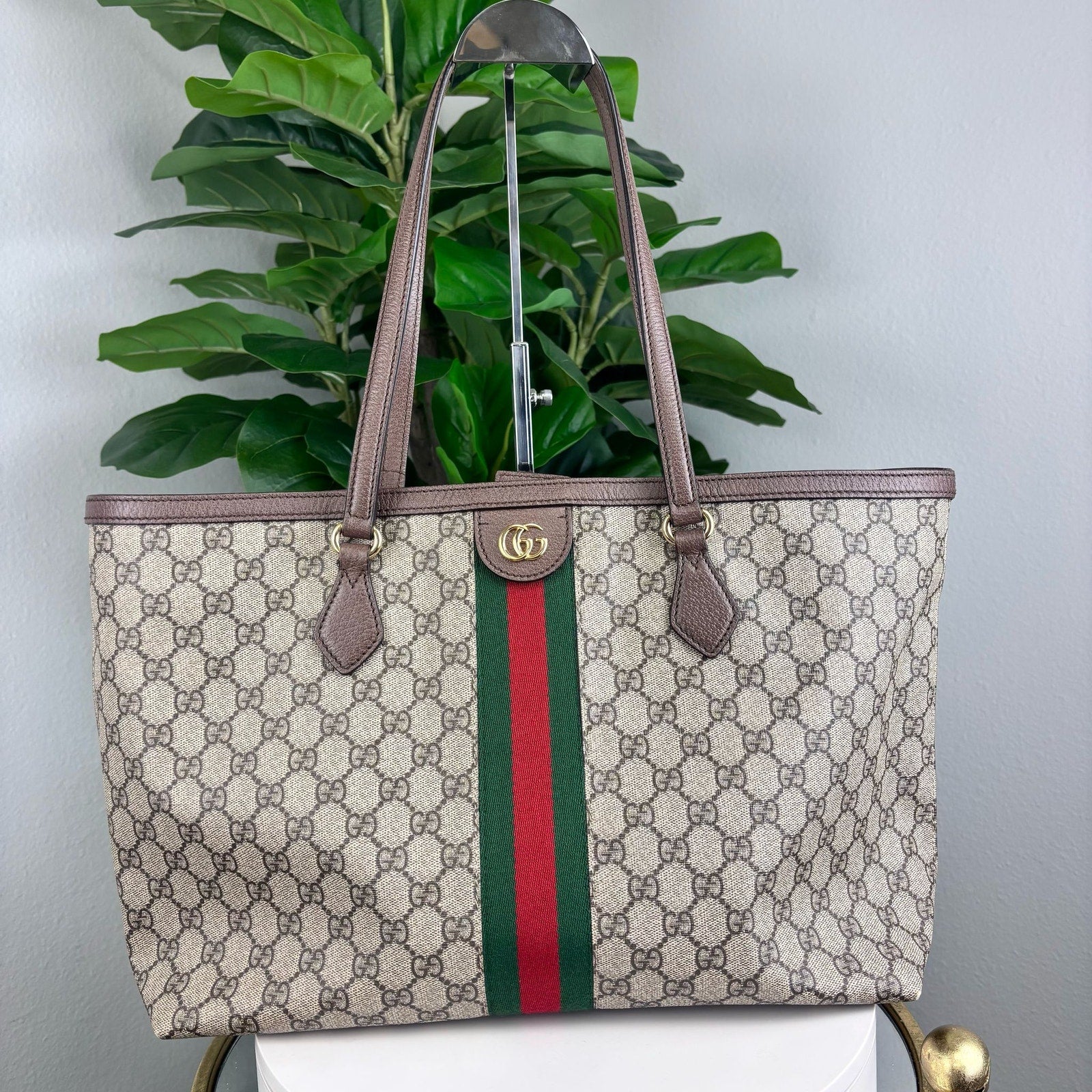 Authentic Gucci Ophidia GG Tote Bag
