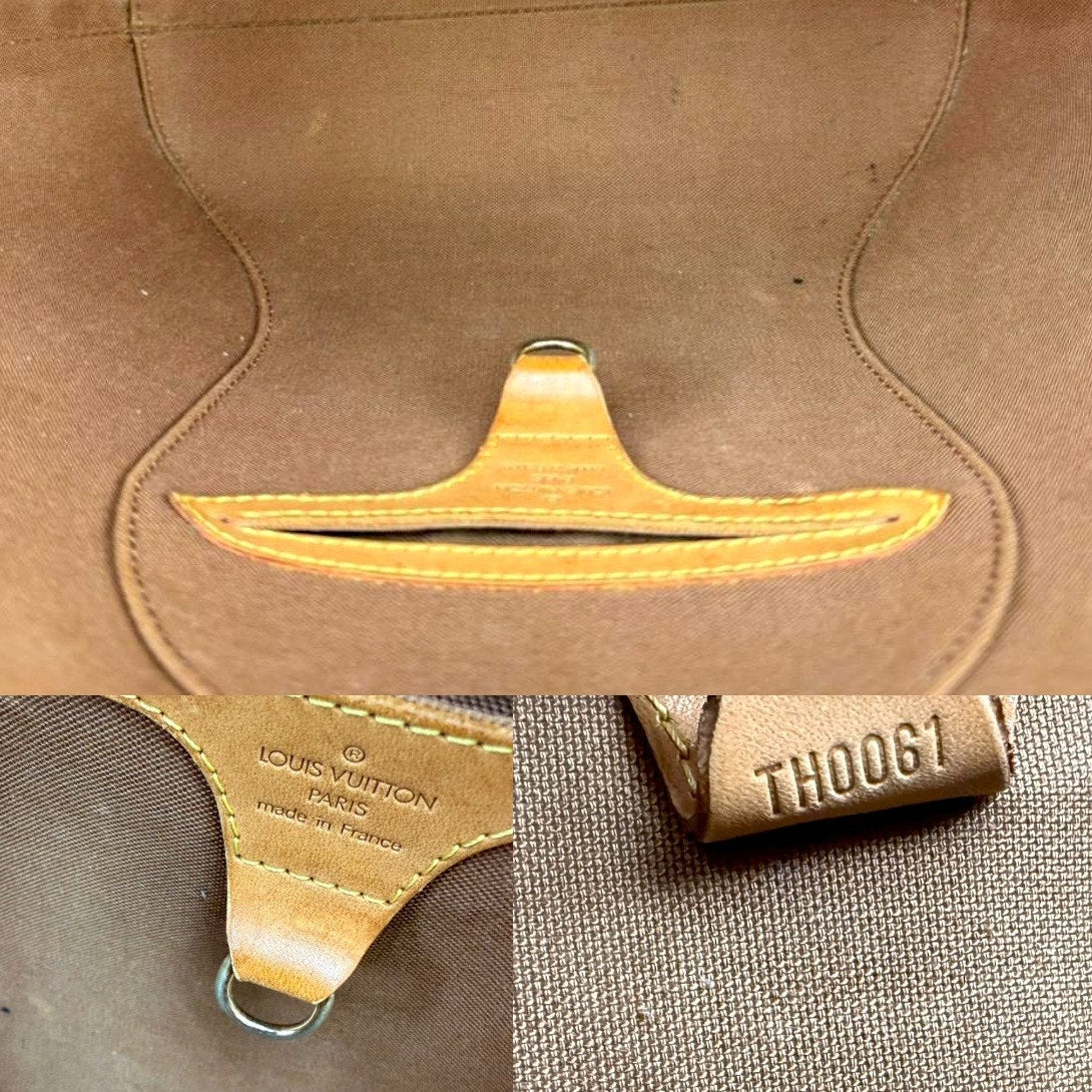 Authentic Louis Vuitton Monogram Canvas Ellipse MM Handbag