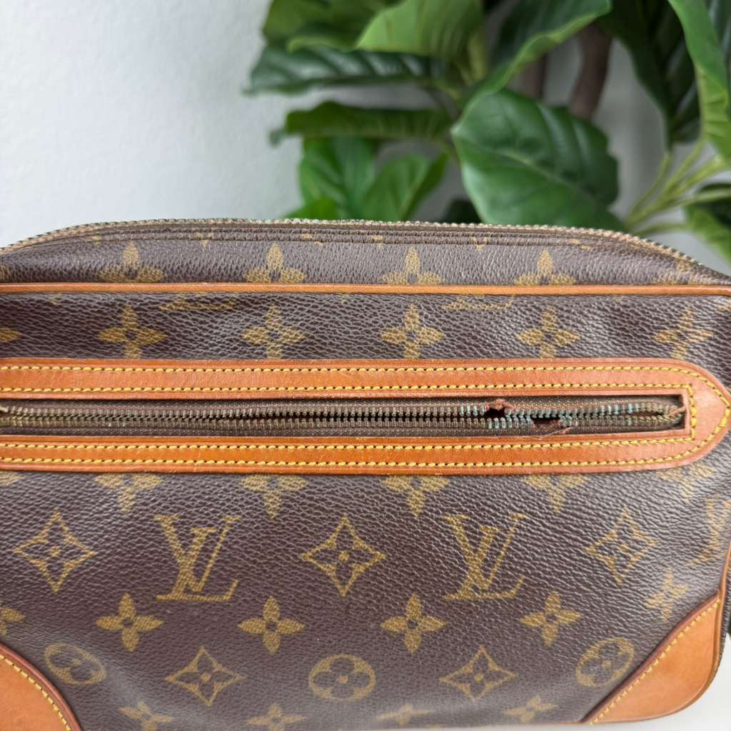 Authentic Louis Vuitton Monogram Marly Dragonne GM Clutch Bag