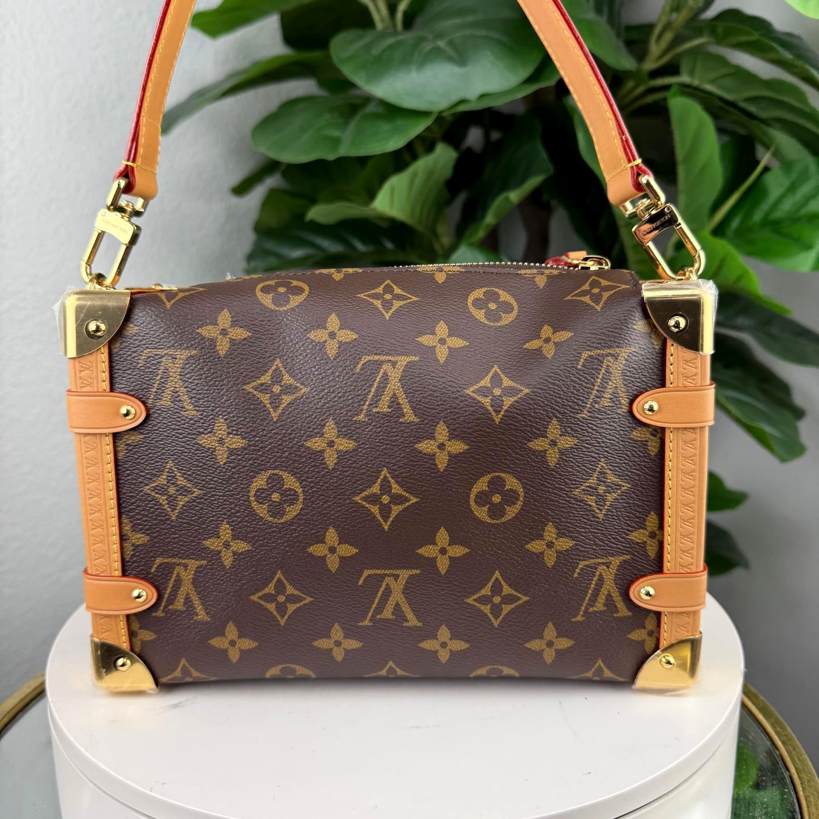 Authentic Louis Vuitton Monogram Side Trunk MM Bag