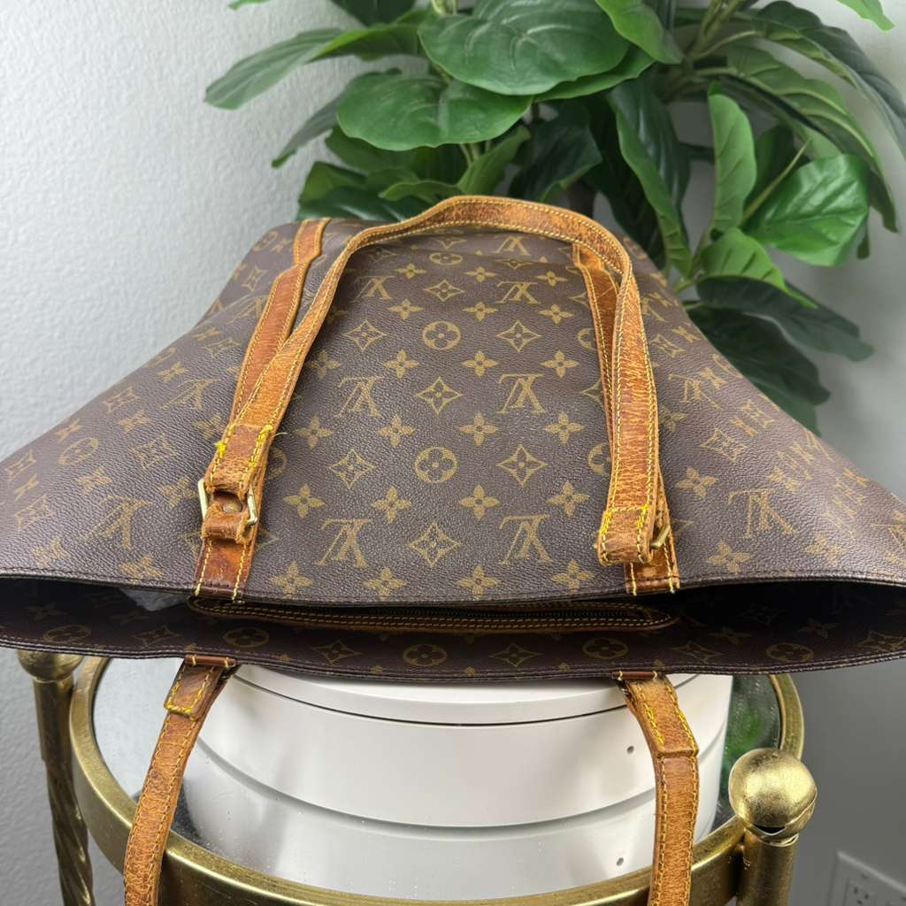 Authentic Louis Vuitton Monogram Canvas Sac Shopping Tote Bag