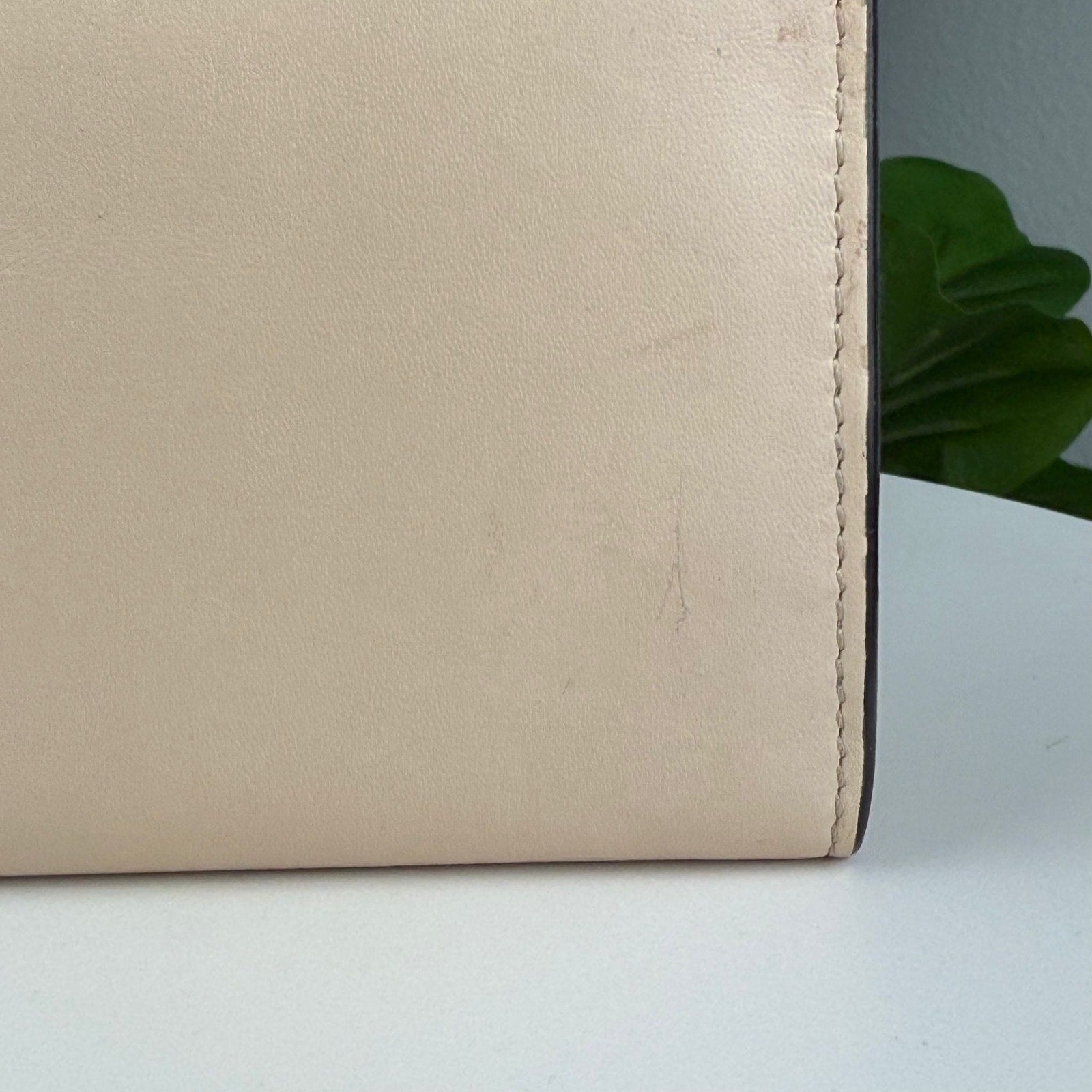 Authentic Fendi Continental Wallet Beige