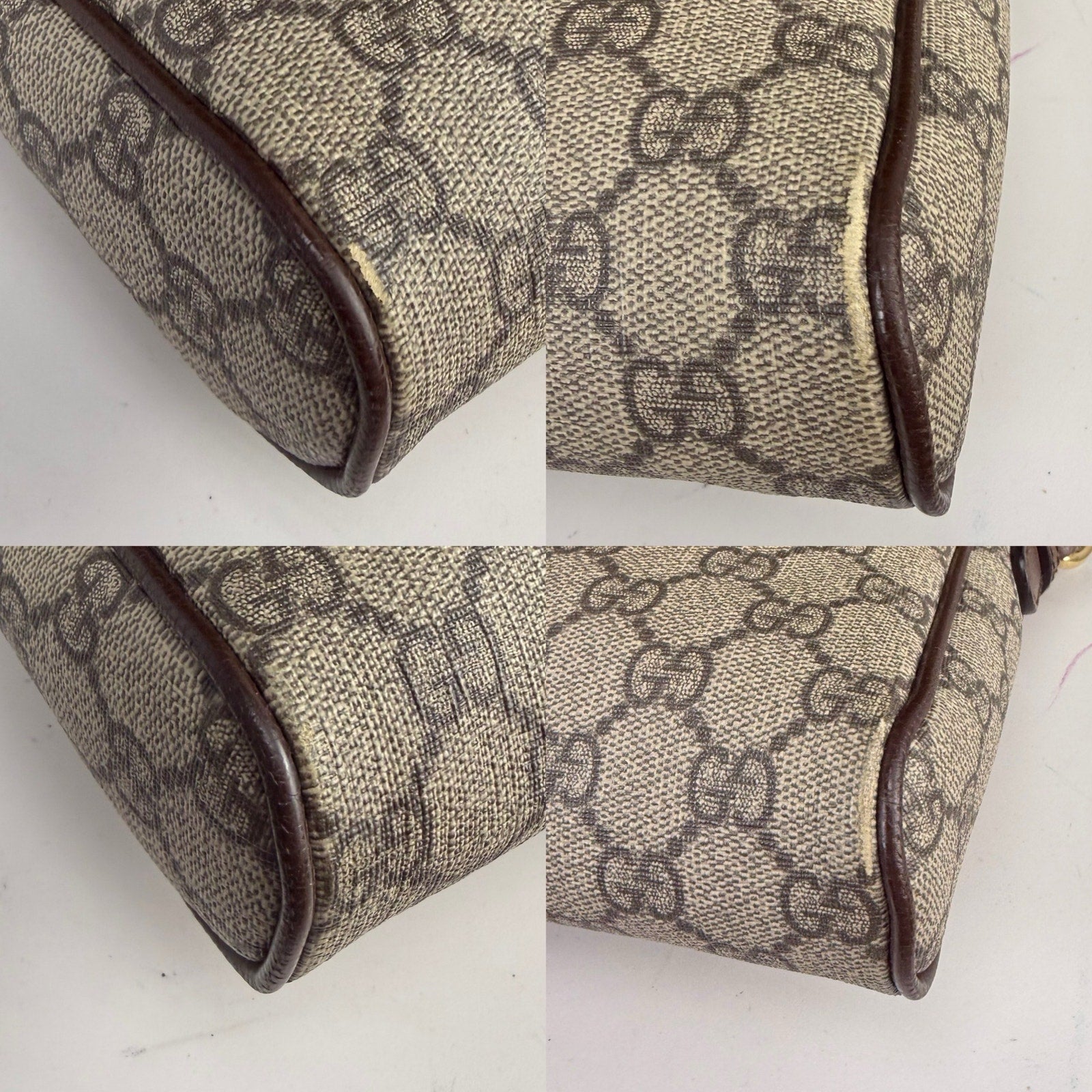 Gucci Ophidia Small GG Canvas Messenger Crossbody Bag Authentic Pre Owned