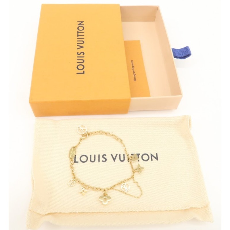 Authentic Louis Vuitton Monogram Metal Blacelet