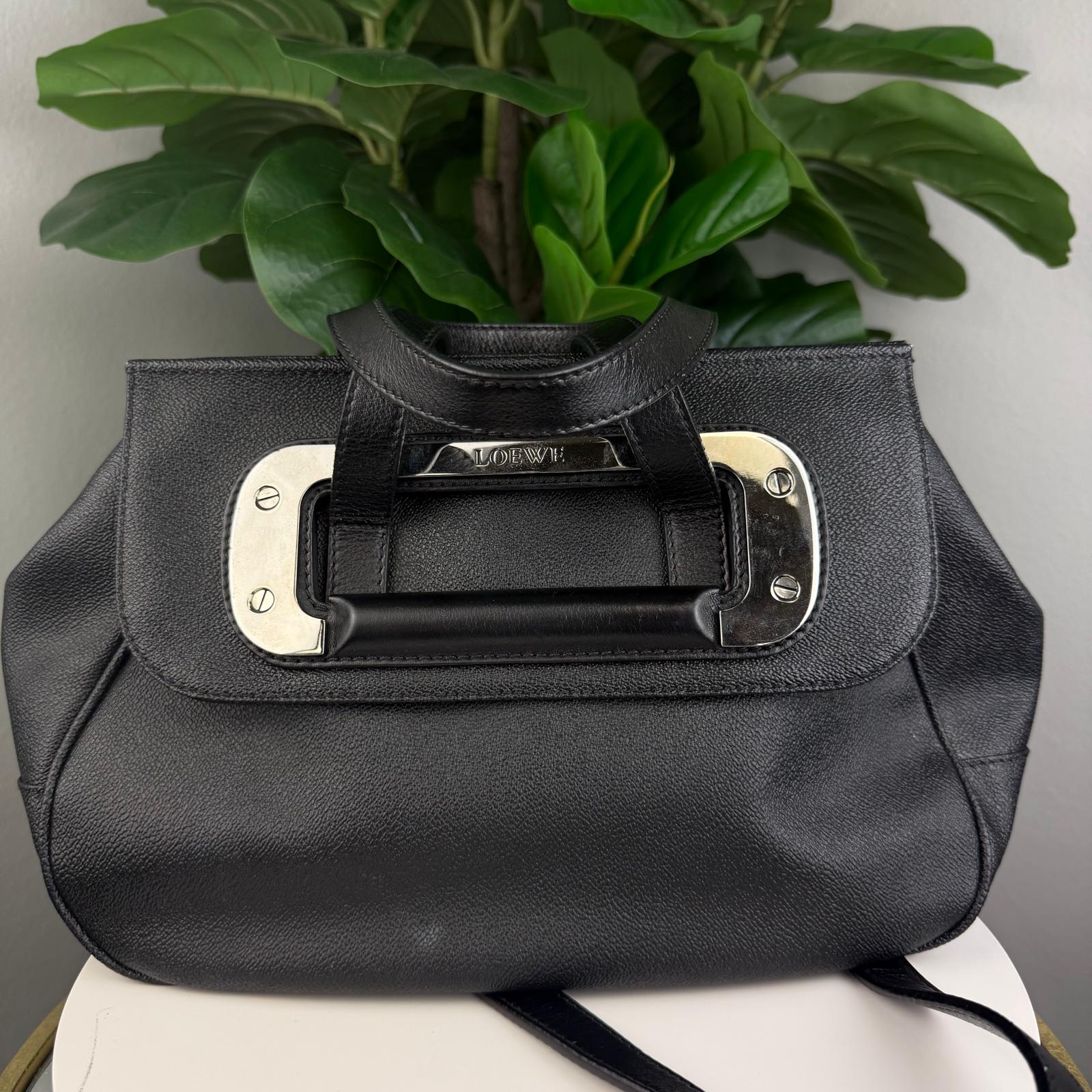 Authentic Loewe Shoulder Bag Black